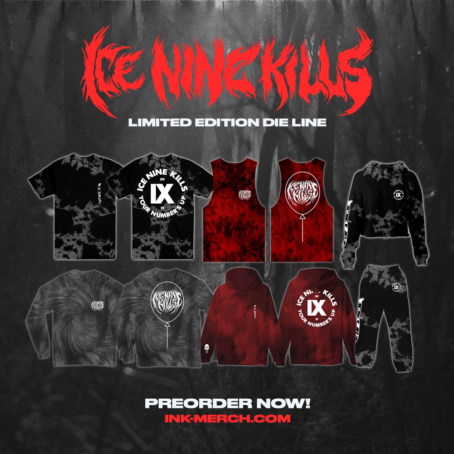 ice nine kills tshirts